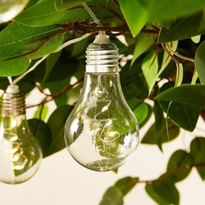 Lindby Lampini guirlande lumineuse solaire LED^ Lampes Décoratives