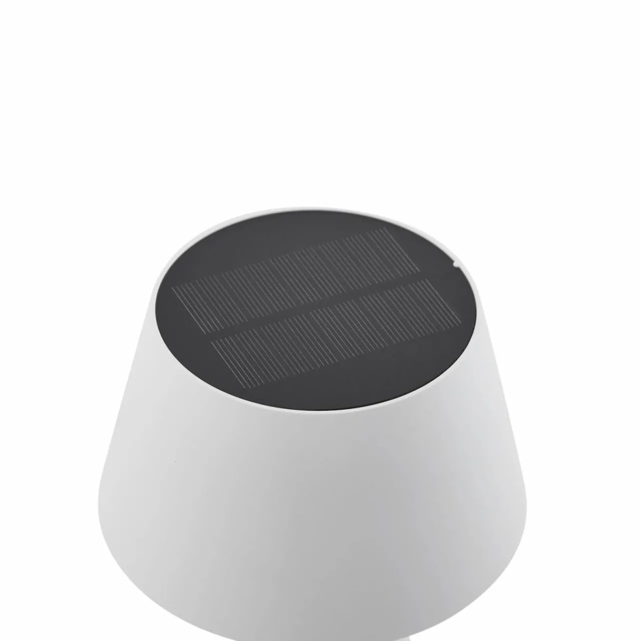Lindby LED lampe solaire de table Lirinor, blanc, plastique, Ø 13cm^ Lampes Décoratives