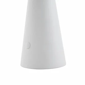 Lindby LED lampe solaire de table Lirinor, blanc, plastique, Ø 13cm^ Lampes Décoratives