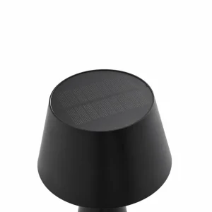 Lindby LED lampe solaire de table Lirinor noir plastique 13 cm^ Lampes Décoratives