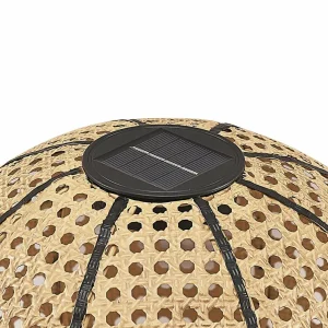 Lindby Lemark lanterne solaire LED sphère piquet^ Lampes Décoratives