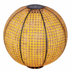 Lindby Lemark lanterne solaire LED sphère piquet^ Lampes Décoratives