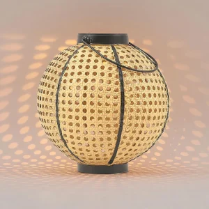 Lindby Lemark lanterne solaire LED sphère portable^ Lampes Décoratives