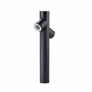 Lindby Lolani borne lumineuse en aluminium 2fl 60 cm^ Bornes Éclairage Extérieur