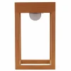 Lindby luminaire de terrasse LED solaire Peransa, bois, 25 cm de haut^ Lampes Décoratives