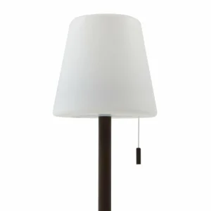 Lindby luminaire LED rechargeable Azalea marron Alu CCT réglable en hauteur^ Lampes Décoratives