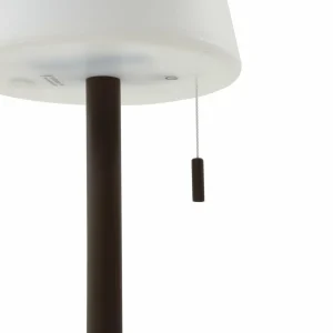 Lindby luminaire LED rechargeable Azalea marron Alu CCT réglable en hauteur^ Lampes Décoratives