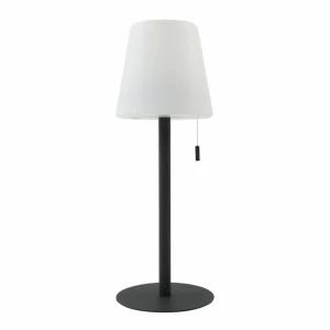 Lindby luminaire LED rechargeable Azalea noir Alu CCT réglable en hauteur^ Lampes Décoratives