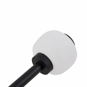 Lindby luminaire pour socle Orfeas, noir/blanc, aluminium, Ø 24 cm^ Luminaires De Terrasse