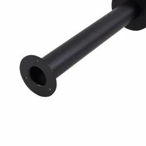 Lindby luminaire pour socle Orfeas, noir/blanc, aluminium, Ø 24 cm^ Luminaires De Terrasse