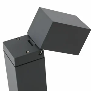 Lindby luminaire pour socle Othil, hauteur 50 cm, gris, aluminium^ Potelets Extérieurs
