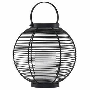 Lindby Mairuna lanterne solaire LED noire, 30,8 cm^ Lampes Décoratives