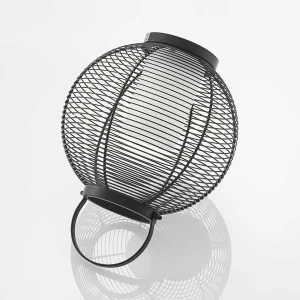 Lindby Mairuna lanterne solaire LED noire, 30,8 cm^ Lampes Décoratives