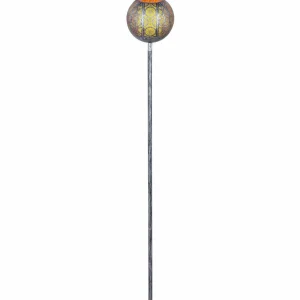 Lindby Miliana lampe sur piquet solaire LED argent^ Lampes Décoratives