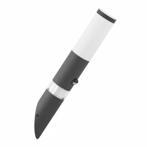 Lindby Okari applique d’extérieur capteur, torche^ Appliques D'Extérieur Avec Détecteur