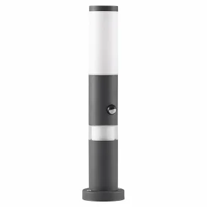 Lindby Okari potelet en aluminium avec capteur^ Potelets Extérieurs Avec Détecteur
