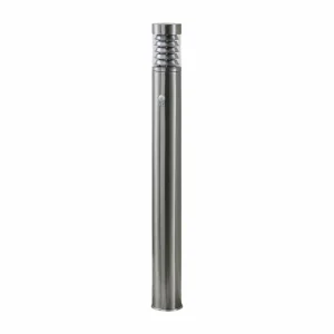 Lindby Piper borne lumineuse acier inox, détecteur^ Bornes Extérieures Avec Détecteur