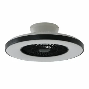 Lindby Smart Ventilateur de plafond LED Paavo, noir, silencieux,Tuya^ Ventilateurs