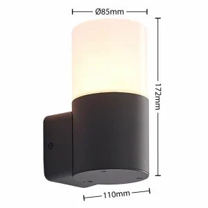 Lindby Tabyn applique d'extérieur à une lampe^ Appliques Murales Extérieures