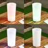 Lindby Vase à fleurs LED rechargeable Florista, RVB, IP54, Ø 12cm, blanc^ Lampes Décoratives