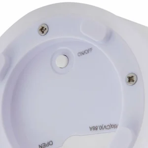 Lindby Vase à fleurs LED rechargeable Florista, RVB, IP54, Ø 12cm, blanc^ Lampes Décoratives