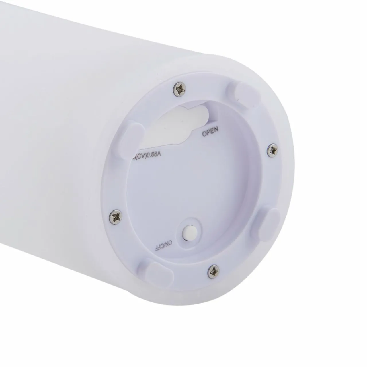 Lindby Vase à fleurs LED rechargeable Florista, RVB, IP54, Ø 12cm, blanc^ Lampes Décoratives