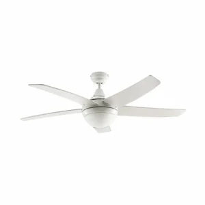 Lindby Ventilateur de plafond avec lumière Auraya, silencieux, blanc, 130cm^ Ventilateurs
