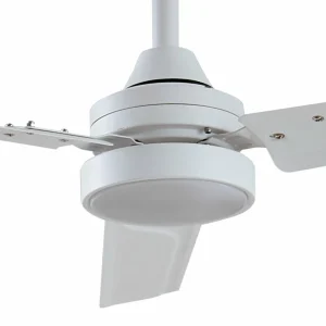 Lindby Ventilateur de plafond LED Aerallo, blanc, CCT, silencieux^ Ventilateurs