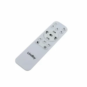 Lindby Ventilateur de plafond LED Mace, blanc, silencieux, CCT^ Ventilateurs