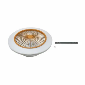 Lindby ventilateur de plafond LED Mamuti, couleur bois, silencieux, 55 cm^ Ventilateurs