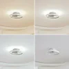 Lindby Ventilateur de plafond LED Momitu, blanc, aluminium, Ø 14 cm^ Ventilateurs