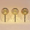 Lindby Vilani lampe solaire LED en lot de 3^ Lampes Décoratives