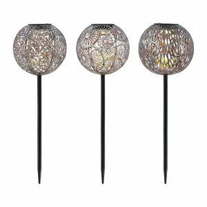 Lindby Vilani lampe solaire LED en lot de 3^ Lampes Décoratives