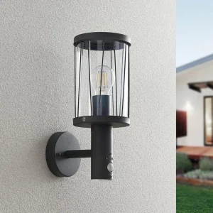 Lindby Yonan applique d’extérieur, détecteur^ Appliques D'Extérieur Avec Détecteur
