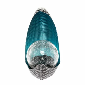 Lindby Yonca lampe déco solaire LED 16,5 cm bleue^ Lampes Décoratives