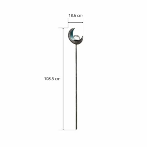 Lindby Yonca lampe déco solaire LED 108,5 cm bleue^ Lampes Décoratives