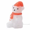 Lindby Yuki figurine déco LED plastique, ours^ Lumière De Noël