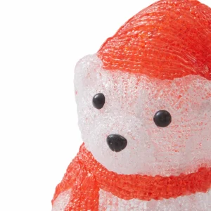 Lindby Yuki figurine déco LED plastique, ours^ Lumière De Noël