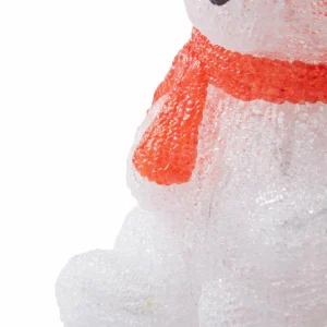 Lindby Yuki figurine déco LED plastique, ours^ Lumière De Noël
