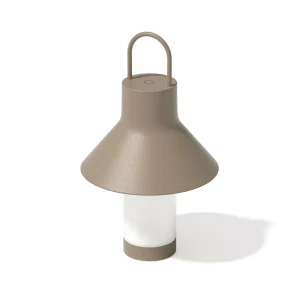 LOOM DESIGN Lampe à poser LED rechargeable Shadow Small, beige, IP65^ Lampes Décoratives