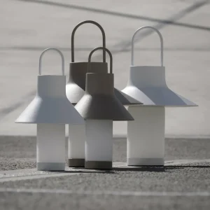 LOOM DESIGN Lampe à poser LED rechargeable Shadow Small, blanc, IP65^ Lampes Décoratives
