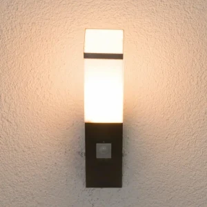 Lindby Lorian - applique extérieure avec détecteur^ Appliques D'Extérieur Avec Détecteur