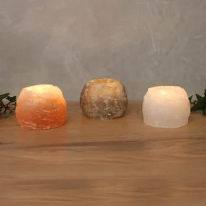 Wagner Life Lot bougie chauffe-plat Rock Trio cristal de sel^ Lampes Décoratives