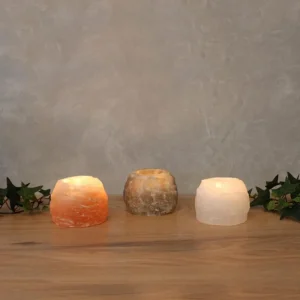 Wagner Life Lot bougie chauffe-plat Rock Trio cristal de sel^ Lampes Décoratives