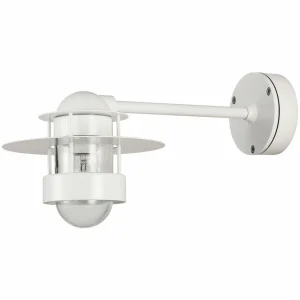 Louis Poulsen Albertslund applique 51,5 cm blanche^ Appliques Murales Extérieures