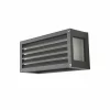 Lucande applique d'extérieur Aurelien, aluminium, hauteur 12,5cm, rayures^ Appliques Murales Extérieures