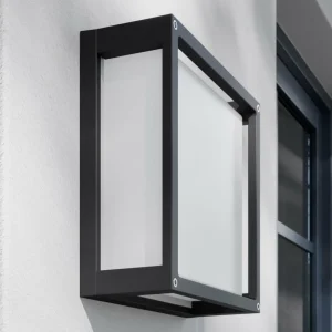 Lucande applique d'extérieur Aurelien, gris, aluminium, 25 x 25 cm^ Appliques Murales Extérieures