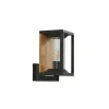 Lucande applique d'extérieur Candina, noir, aluminium, IP65^ Luminaires De Terrasse