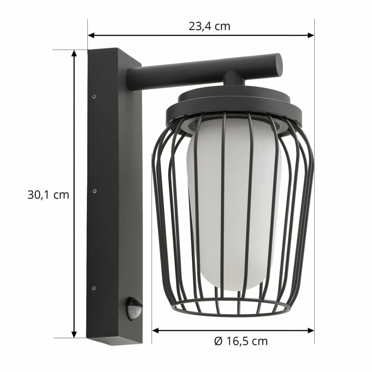 lucande_applique_dextrieur_chandan_capteur__cm_aluminium_1.webp Lucande applique d'extérieur Chandan, capteur, 30 cm, aluminium^ Appliques D'Extérieur Avec Détecteur