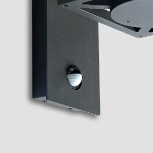 Lucande applique d'extérieur Ferda, lot de 2, capteur, suspendu, gris^ Appliques D'Extérieur Avec Détecteur